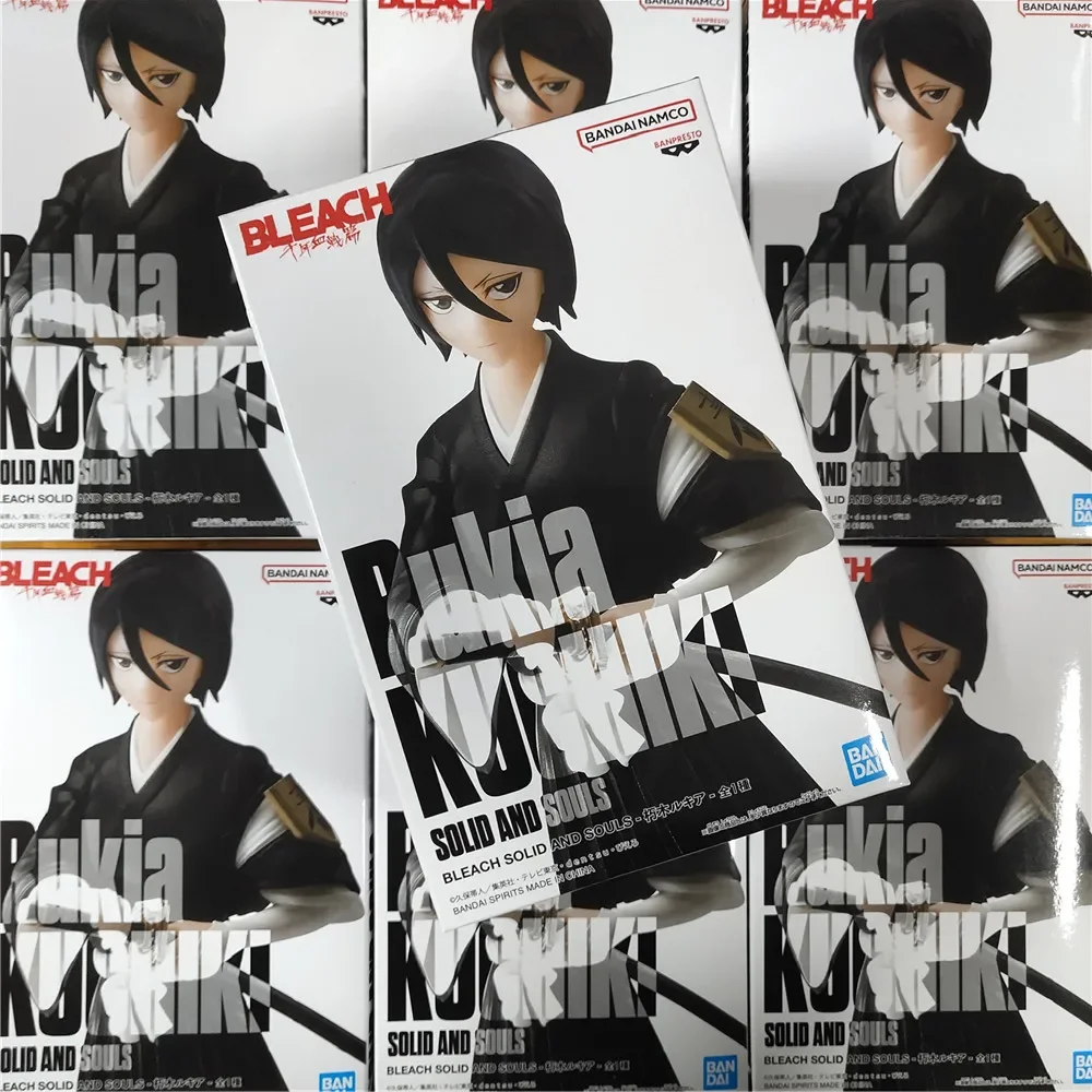 Bandai Bleach DXF Solid and Souls Kuchiki Rukia PVC Action Figures Bleach Anime Figure Decorative Model Toys Birthday Gift