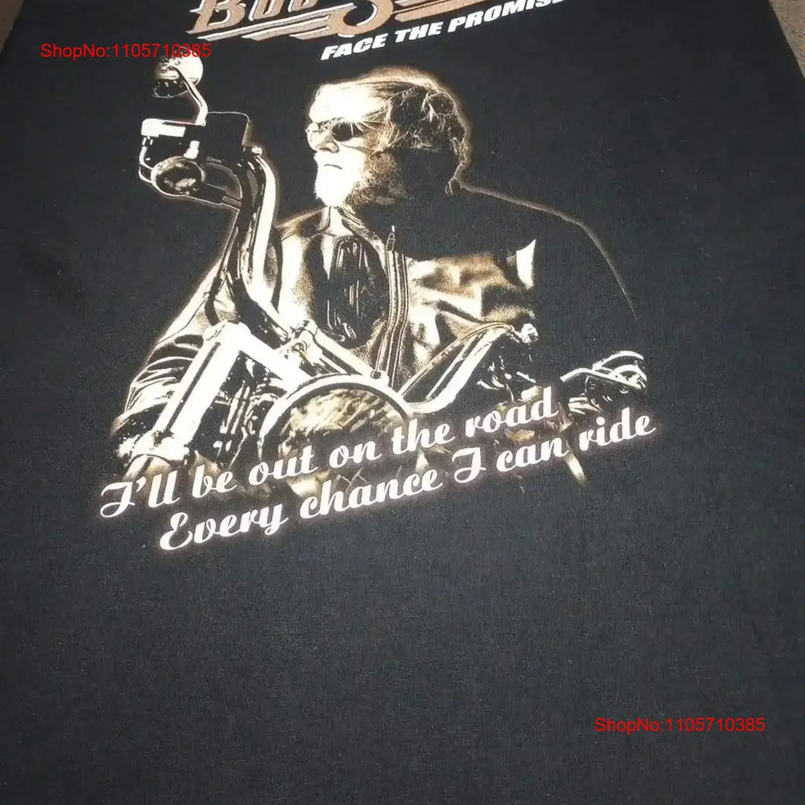 Bob Seger Face The Promise Tour T Shirt 2006 2007 Size XXL Rock Music vintage Washed Comfortable fashion graphic homme vintage