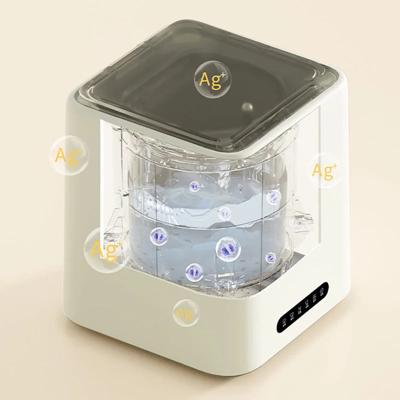 Underwear washing machine, 96℃ high-temperature washing and drying automatic sock washing machine, silver ion antibacterial