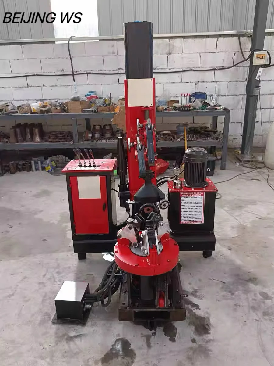 Pneumatic Tire Changer Machine Heavy Duty Commercial/Personal Use 1.1kW Motor 110V/220V/380V Stable Base User-Friendly Design