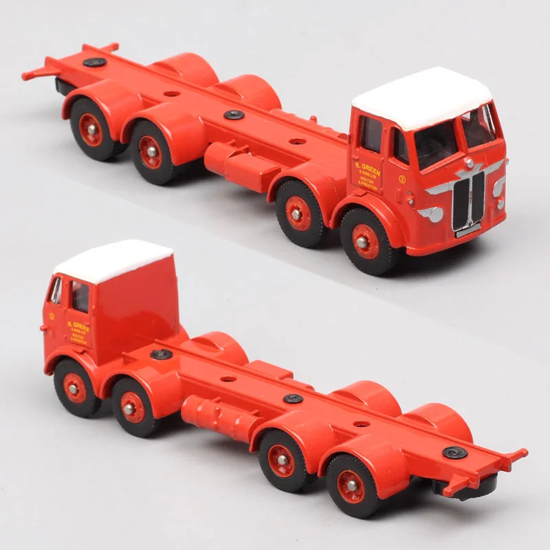 

Car Only 1:76 OO Scale Classic Lledo Trackside AEC Leicester R. Green Lorry Truck Die casting Car Modeling Toy Miniatures Scene