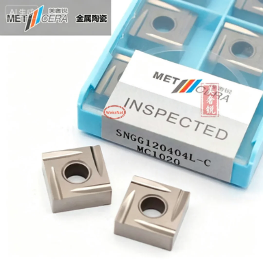 METCERA SNGG120402L SNGG120402R SNGG120404L SNGG120404R SNGG120408L SNGG120408R-C cermet Insert SNMG Steel turning Inserts