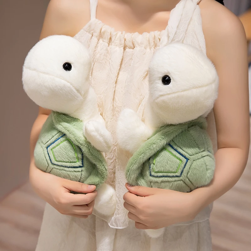 Kawaii Little Turtle Plush Toys Skin-friendly Animal Doll Cute Desktop Ornaments Comfortable Sleep Companionship Gifts For Child