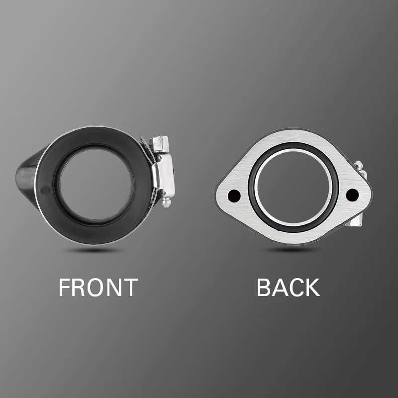 32mm Carburetor Intake Adapter Boot Flange Manifold fit for PWK 24 26 28 30mm PE 24 26 28 VM24 26  Carburetor Rubber+Aluminum