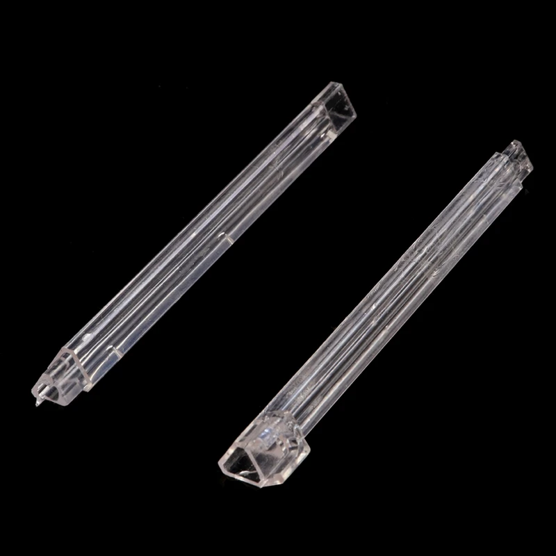 367A Air Bubble Wall  Diffusing Plastic Bar 6 Pieces 4 Inches Clear Tubes for Aquarium Hydroponics Fish for Tank