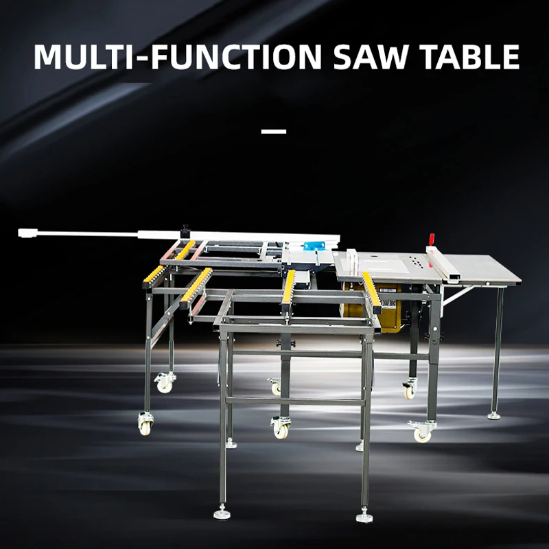 Multi functional woodworking saw table integrated machine Push pull precision push table saw