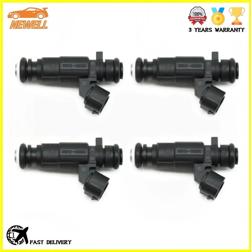 

4pcs 35310-03200 3531003200 Fuel injector For Hyundai i20 i30 Kia Rio Accent 1.2 2011-2017
