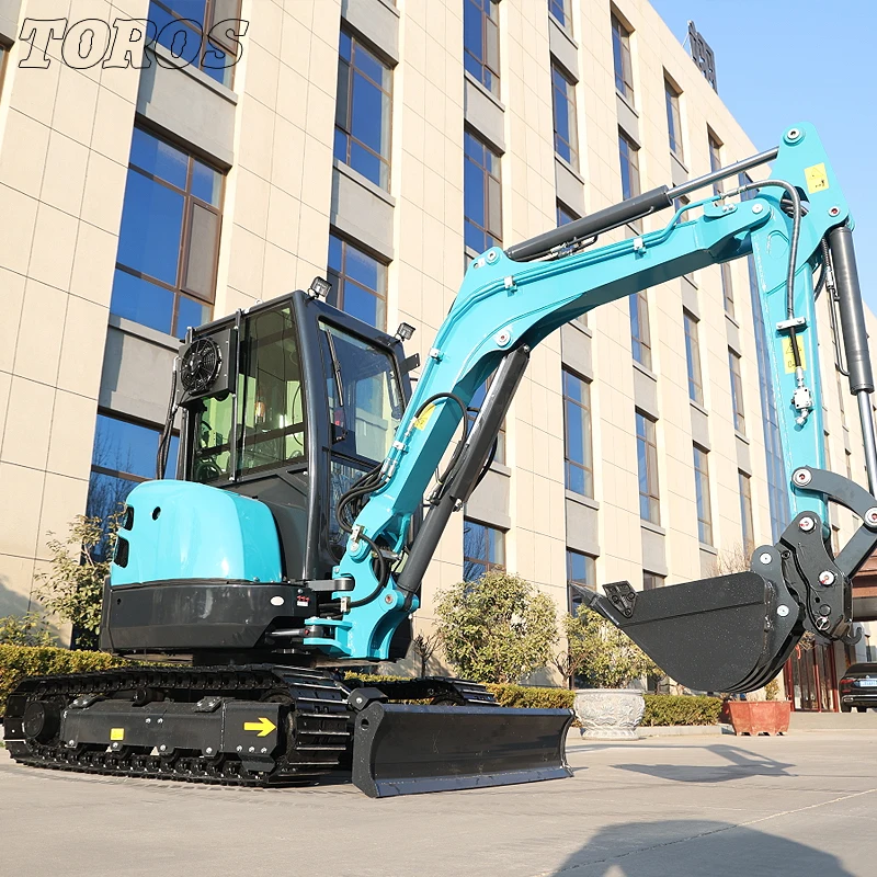 China Small Garden Use Excavator 3.5 Ton EPA/CE Diesel Engine Mini Bagger Customize Multifunctional Hydraulic Crawler Diggers