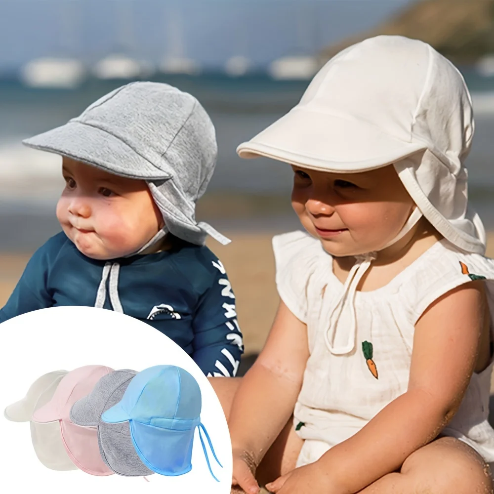 Baby Sun Hat-ultraviolet Sunscreen Cotton-toddler Hats-boys and Girls-suitable for Beach Camping Travel Baby Sun Hat