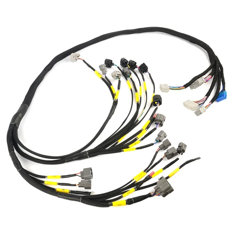 AU05 -CNCH-0BD1-1, FIC30 Engine Wiring Harness For Honda Civic Integra B16 B18 D16 EK EG EM Tucked OBD2 Budget D & B-Series