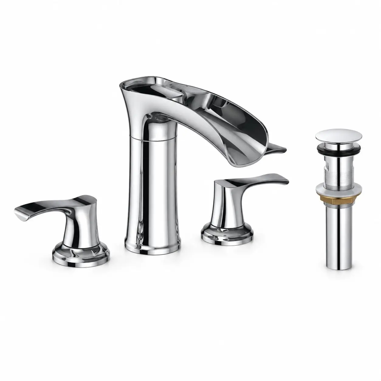 HiMISS Modern Waterfall Bathroom Faucet image 8