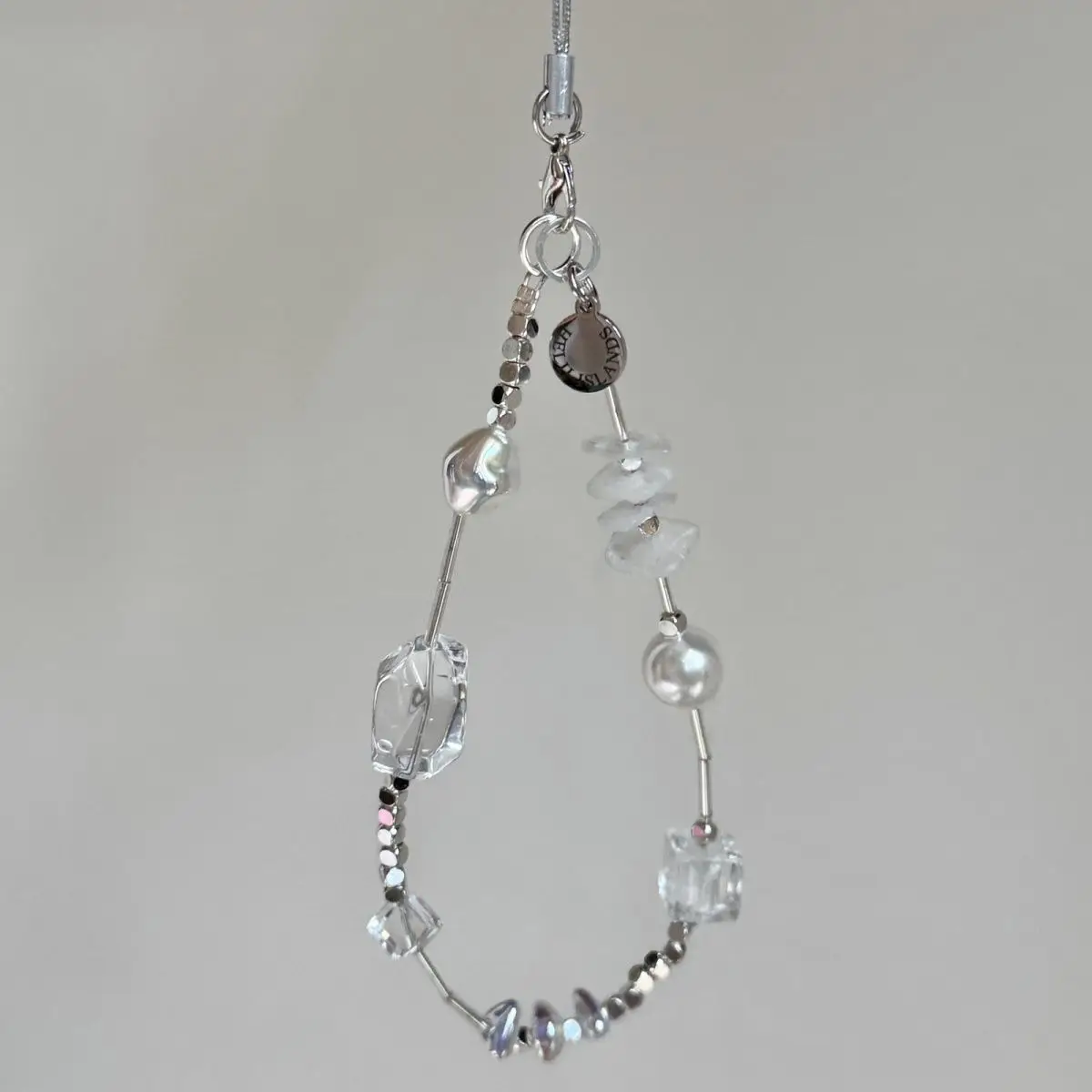 Minimalist High-End Pure Water Style Phone Case Charm Lanyard CCD Camera Card Album Decoration Creative Phone Wrist Strap