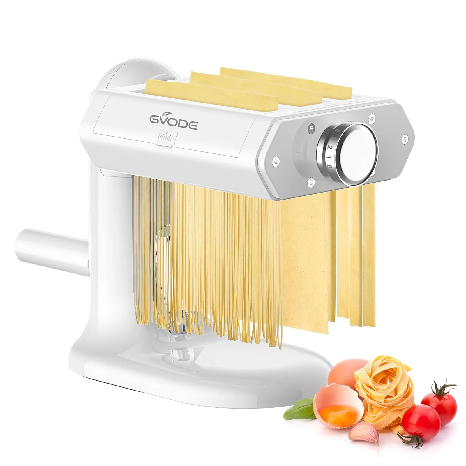 Máquina Manual para hacer Pasta GVODE, máquina para hacer Pasta 3 en 1 con 7 ajustes de espesor ajustable, máquina para hacer fideos, máquina Manual para hacer Pasta
