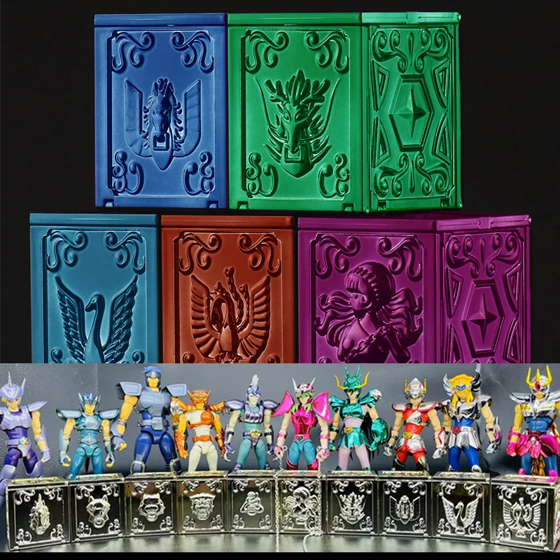 RH Pandora Box Saint Seiya Myth Cloth EX Bronze Pegasus Dragon Shiryu Phoenix Ikki Andromeda Shun Cygnus Hyoga PVC Figure Box