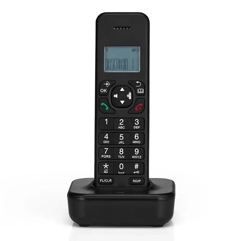 D1102B Home Portable Desktop Phone Business Office Low Radiation Digital Cordless Handheld Phone