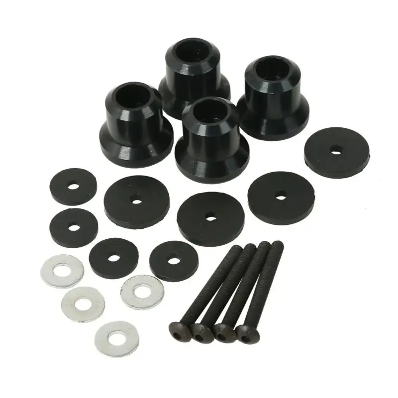 

For Honda Goldwing 1800 2001 to 2017 GL1800 Trike / F6B / Tour Motorcycle 5/8" Luggage Rack Risers Complete Kit