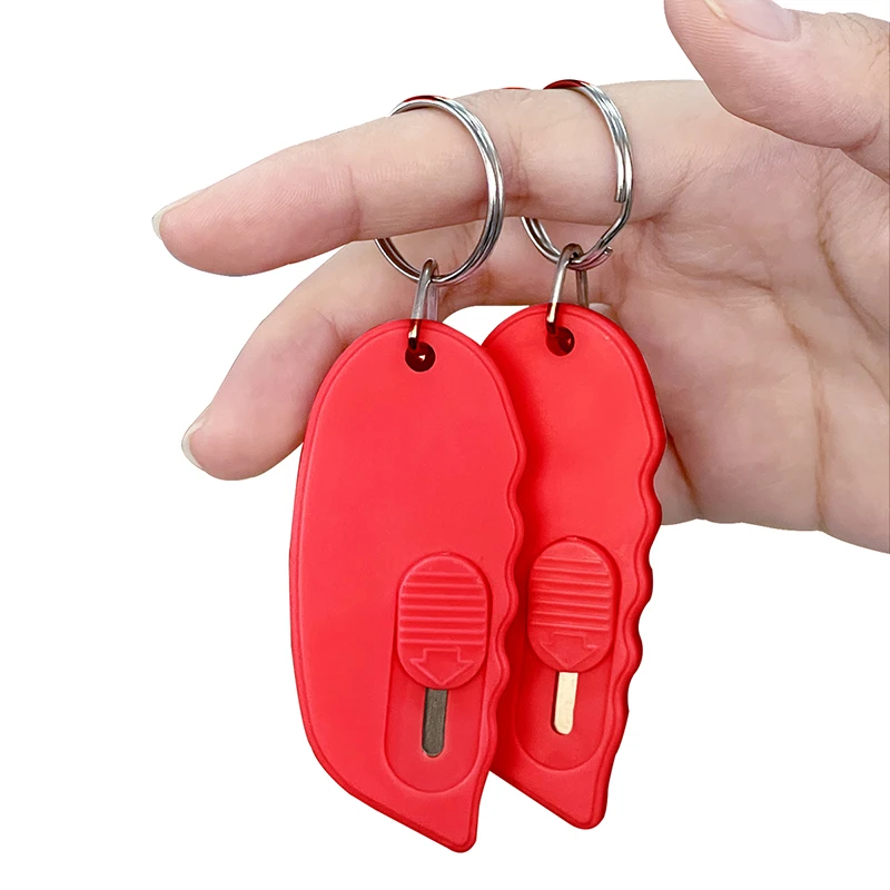 3 قطعة الحد الأدنى الفن الصغيرة مفتاح سكين المحمولة سكين فني صغير مكتب قطع ورقة افتتاح المغلف الفن سكين سكينة صريحة #6