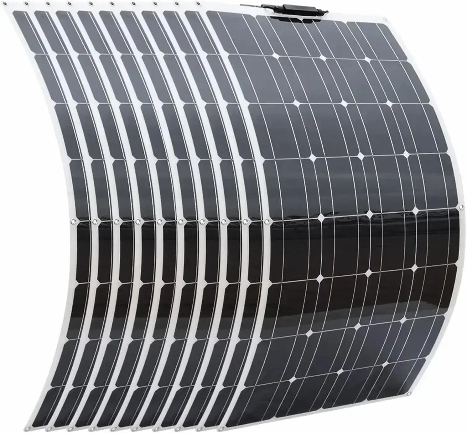 Solar Panel Kit 1000W 600W 300W 200W 100W Flexible Solar Panels Efficiency Cell DIY Module 12v Battery RV Boat Yard Power Charge