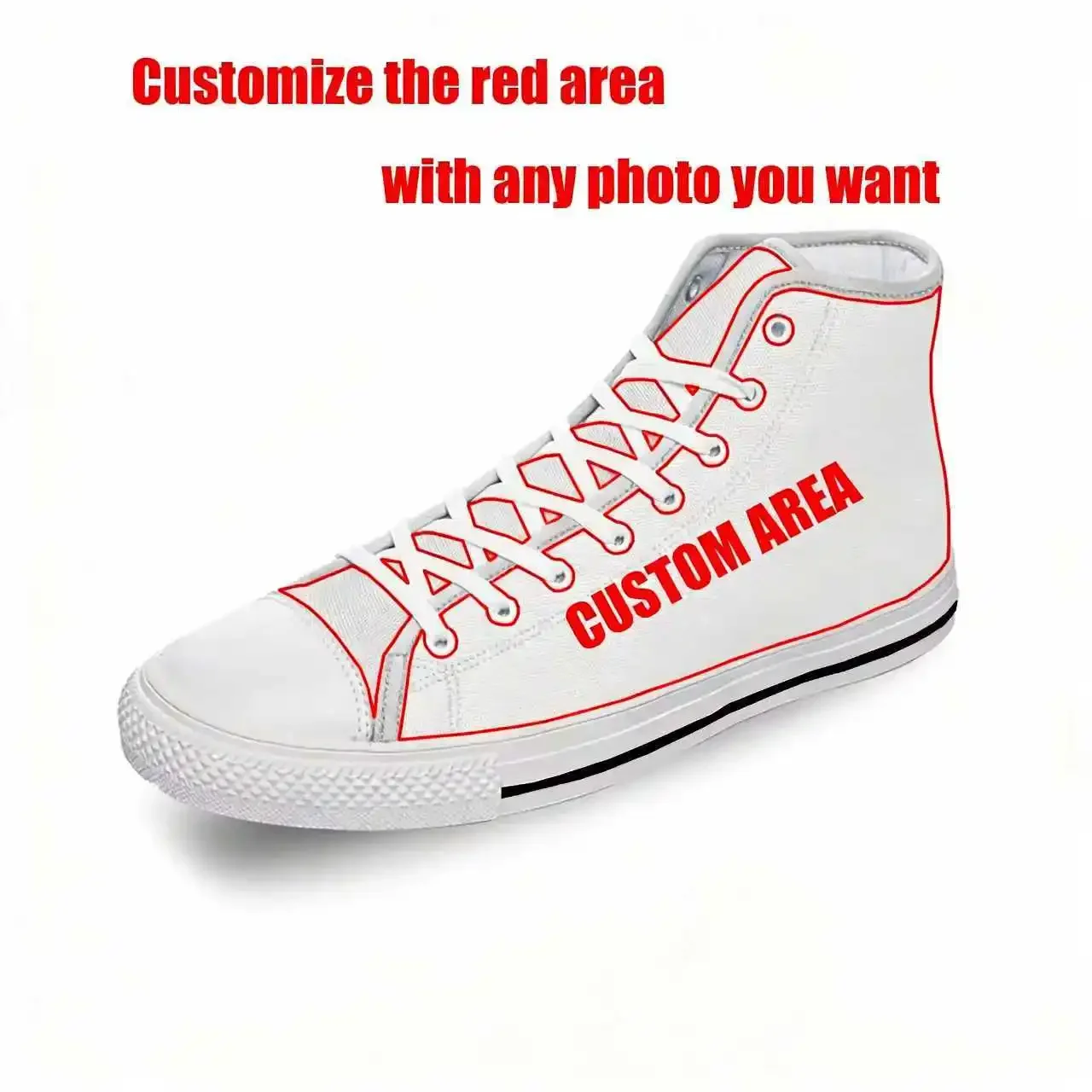 Animal Bull Terrier Cartoon Dog White Cloth Fashion 3D Print High Top Canvas Shoes Men Women Lightweight Breathable Sneakers view 3
