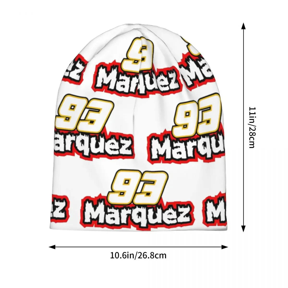 93 On  Men and women winter Warm Hat Marquez Beanies Hat For Men And Women Print Bonnet Hats