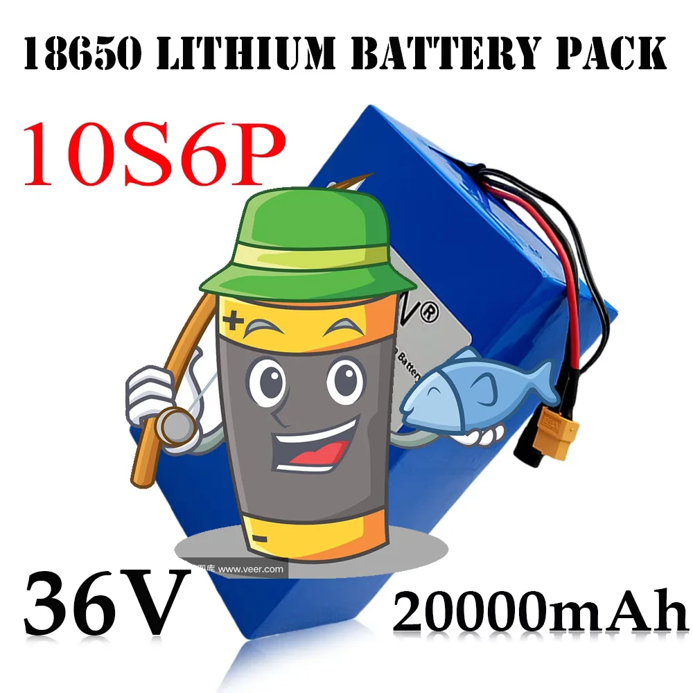 

36V 20000mAh 10S6P Li-ion battery pack 1000W High power Suitable For bicycles, wheelchairs, outdoor motorcycles Built in BMS