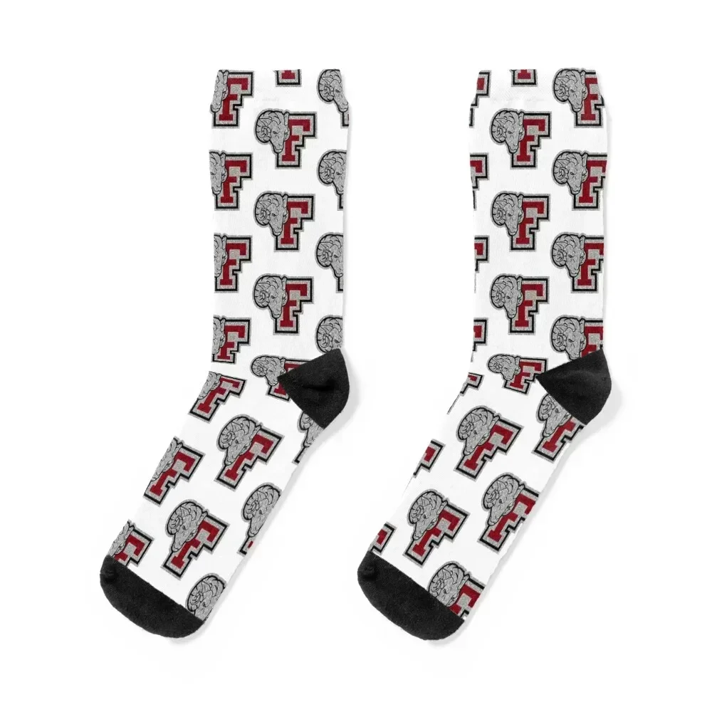 fordham logo Socks anti-slip cool Socks For Girls Men's