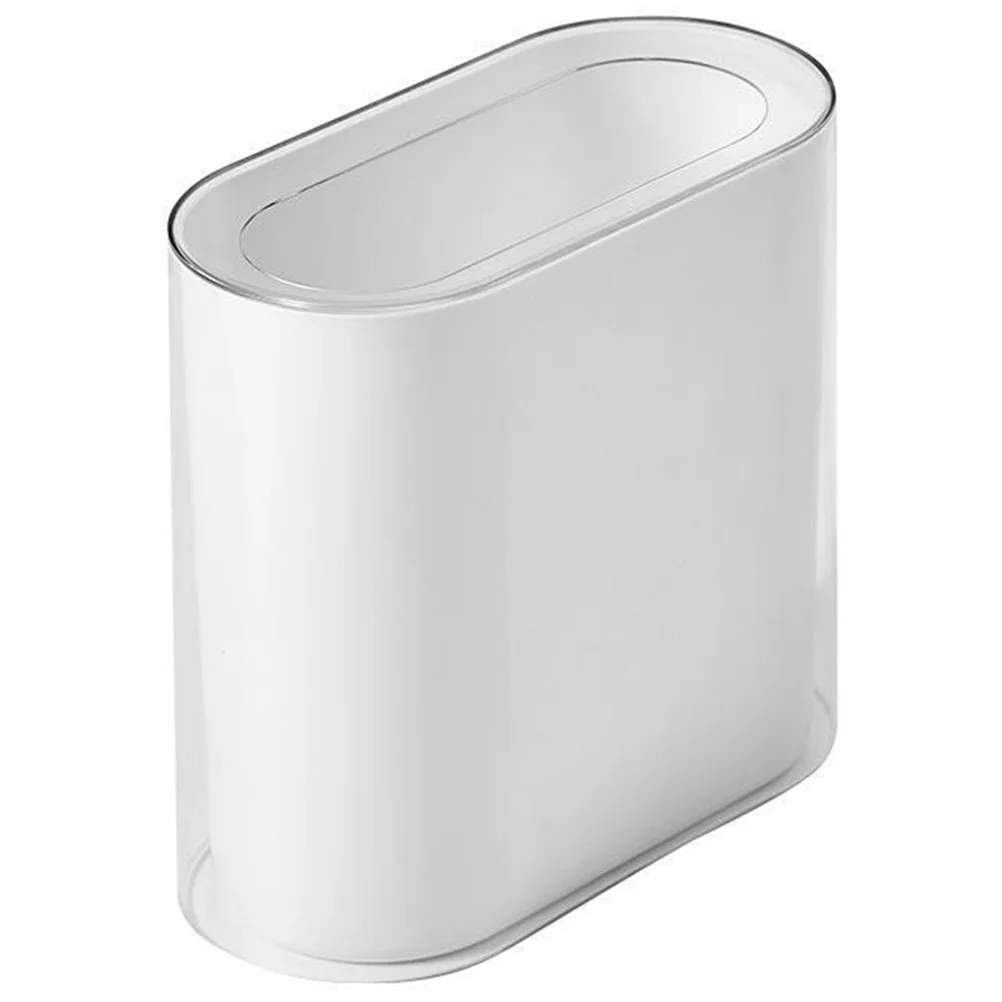 

Plastic Slim Trash Can Nordic Style Narrow Garbage Container No Lid Bathroom Kitchen Waste Basket Slim Trash Can