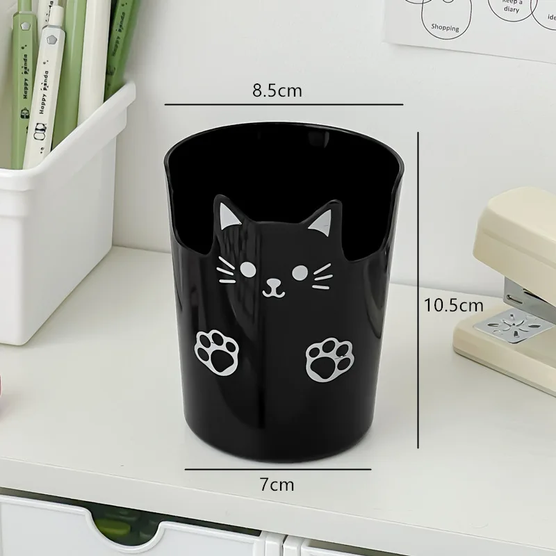 

3 Pcs Cat Pen Holder Cute Organizer for Desk Stand Pot Kids Pencil Organizers Penholder Child
