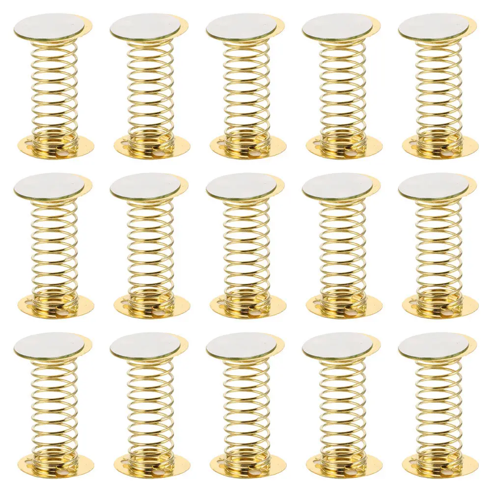 15Pcs Car Dashboard Spring Base Shaking Head Metal Mini Wobble Springs for DIY Crafts and Wobbling Figures Decoration