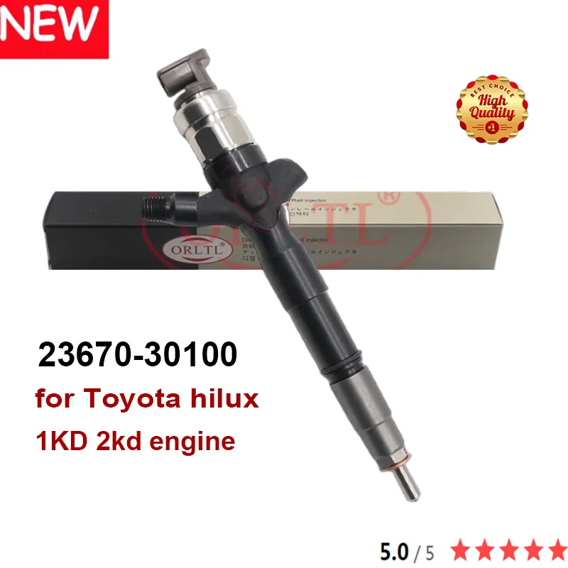 

NEW 2367030100 Common Rail Injector 23670-30100 23670 30100 For for Toyota hilux 1KD 2kd engine