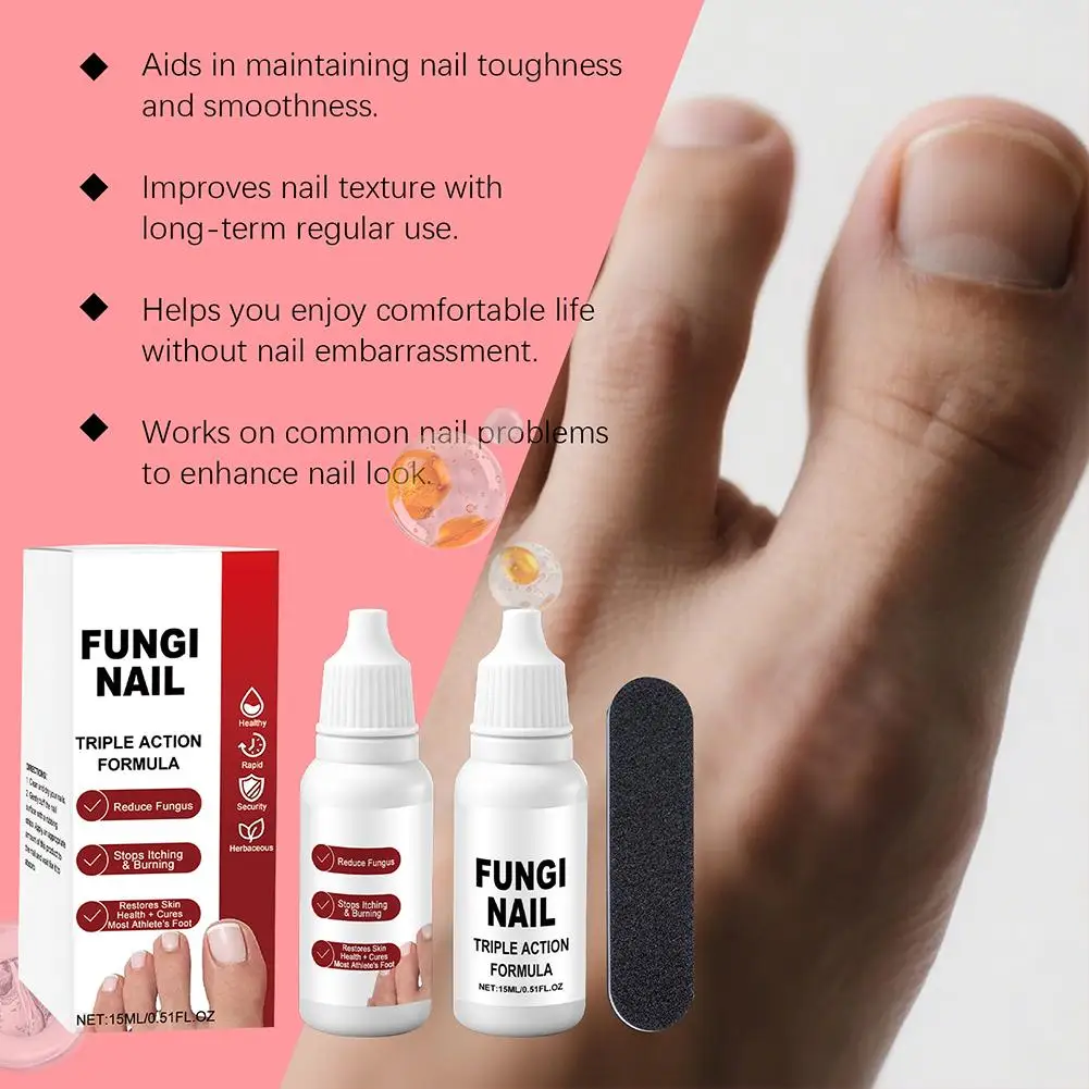 Nail Care Drops Anti Onychomycosis Toe Infection Fungal Nail Repair Serum Fingernail Treatment Remove Hand Foot Paronychia