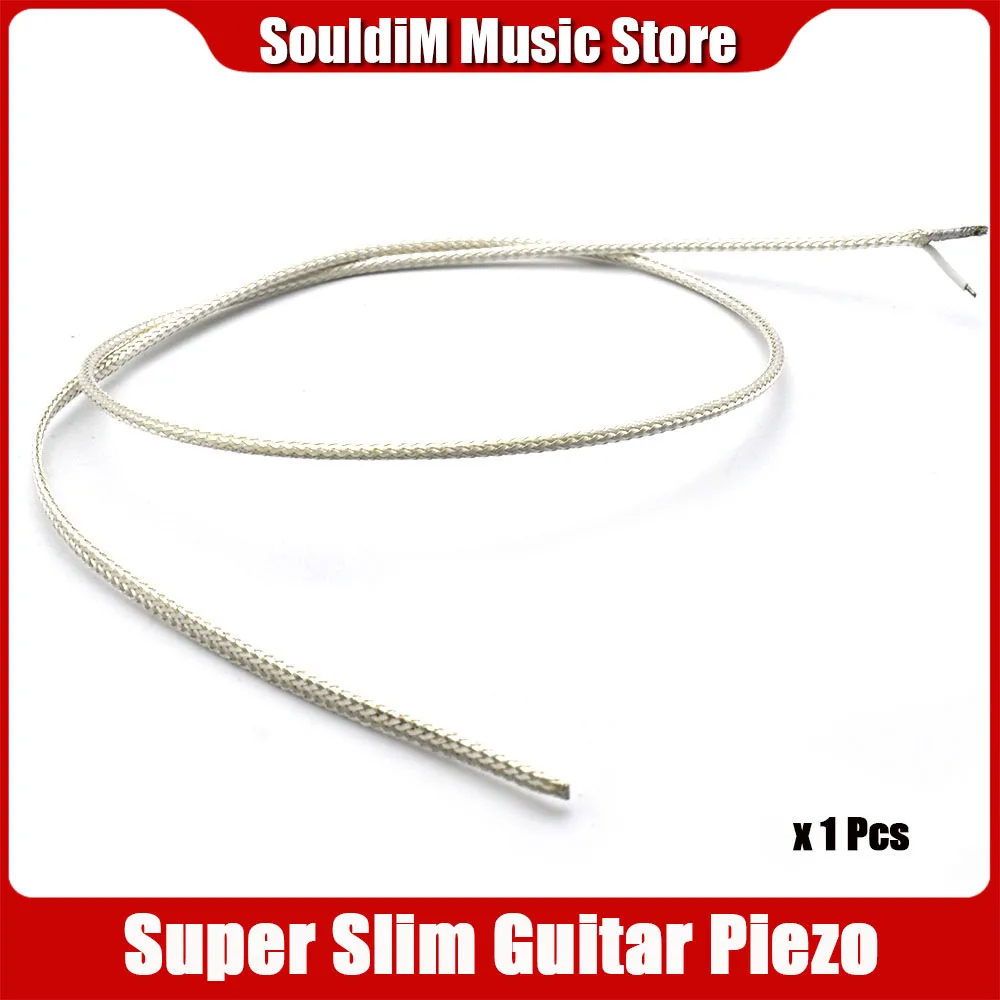 Super Thin High-end Acoustic Guitar Transducer Pickup Piezo Under Saddle Pickup Tuner Cable for Guitarra Preamp EQ Parts