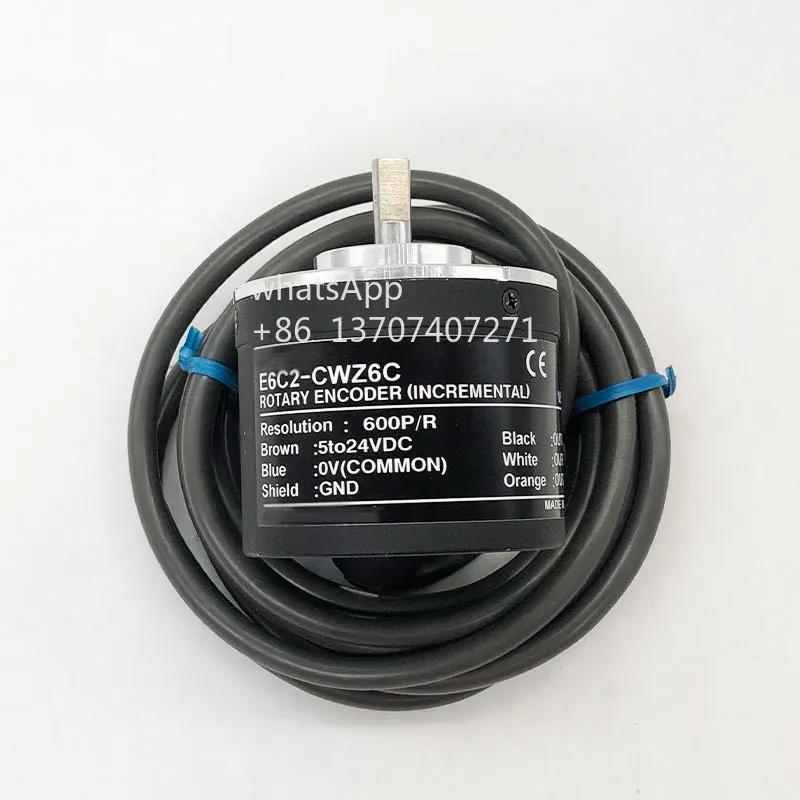 

E6C2-CWZ6C Энкодер 10 30 50 100 200 300 360 400 500 600 1000 1024 2000 720/P/R Инкрементальный поворотный энкодер E6C2 CWZ6C