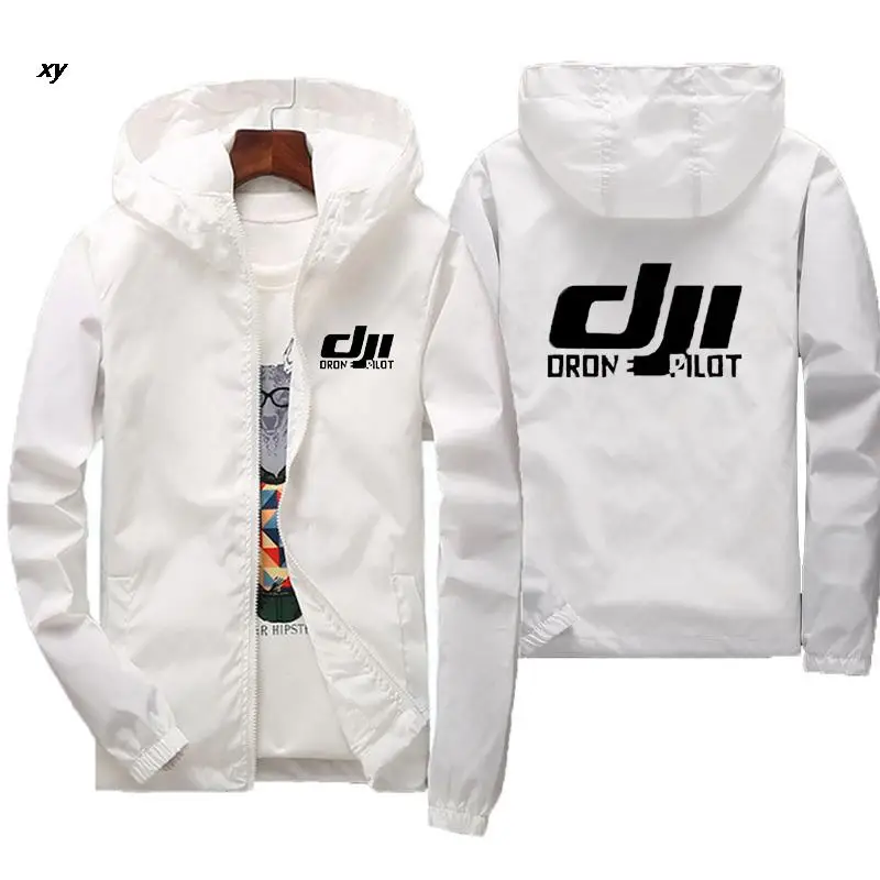 2024men 'S Bommenwerper Dji Drone Piloot Casual Dunne Windjack Jassen Jas Mannelijke Outwear Sport Winddichte Kleding Grote Maat 7