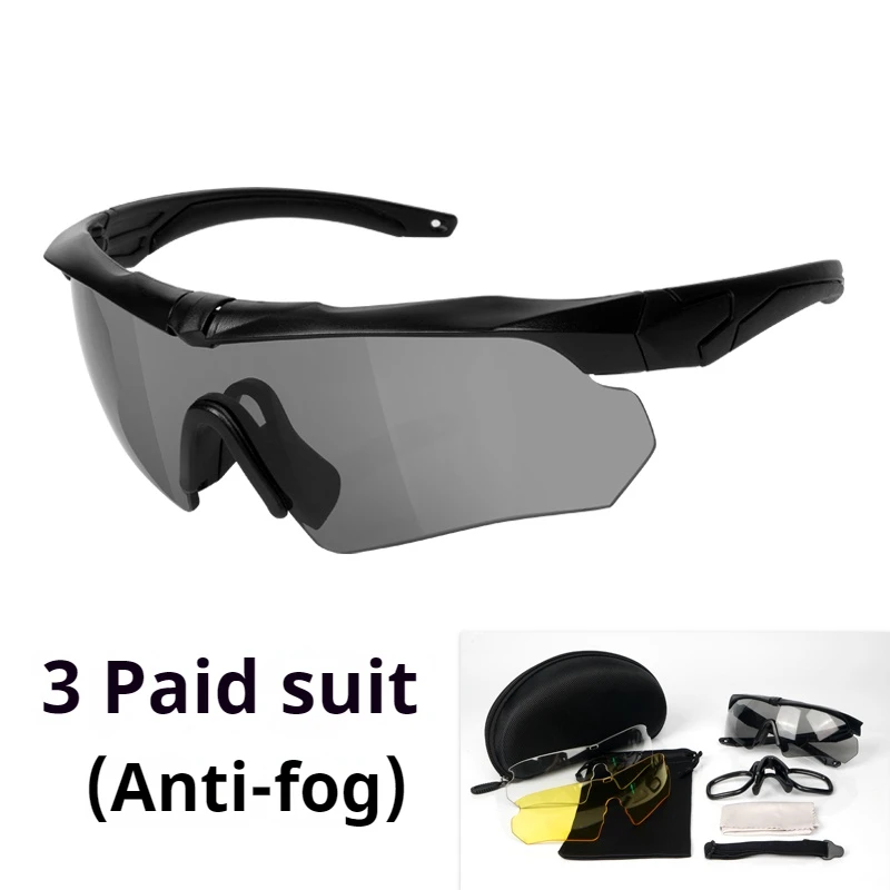 

High-quality tactical goggles outdoor riding sports glasses anti-fog tactical glasses hunting glasses Explosion-proof lens