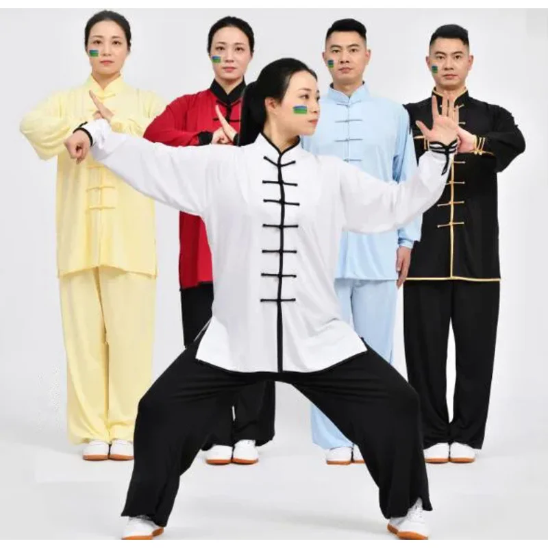 

High quality tai chi uniform Chinese classic Wushu Kung Fu clothing adult men woman amazing arts wing elastic suit Taiji clothin