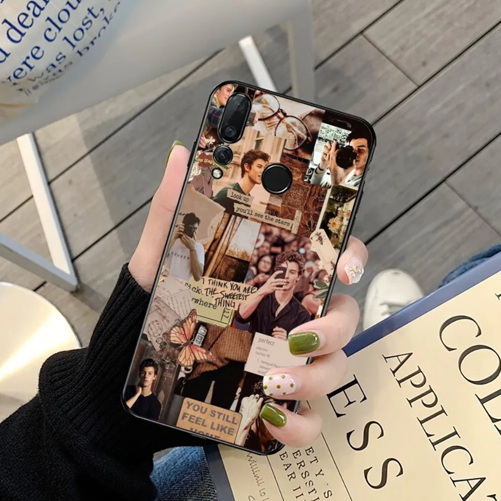 Singer S-Shawn M-Mendes Phone Case For Huawei Y9 6 7 5 Prime Enjoy 7s 7 8 Plus 7a 9e 9plus 8E Lite Psmart Shell