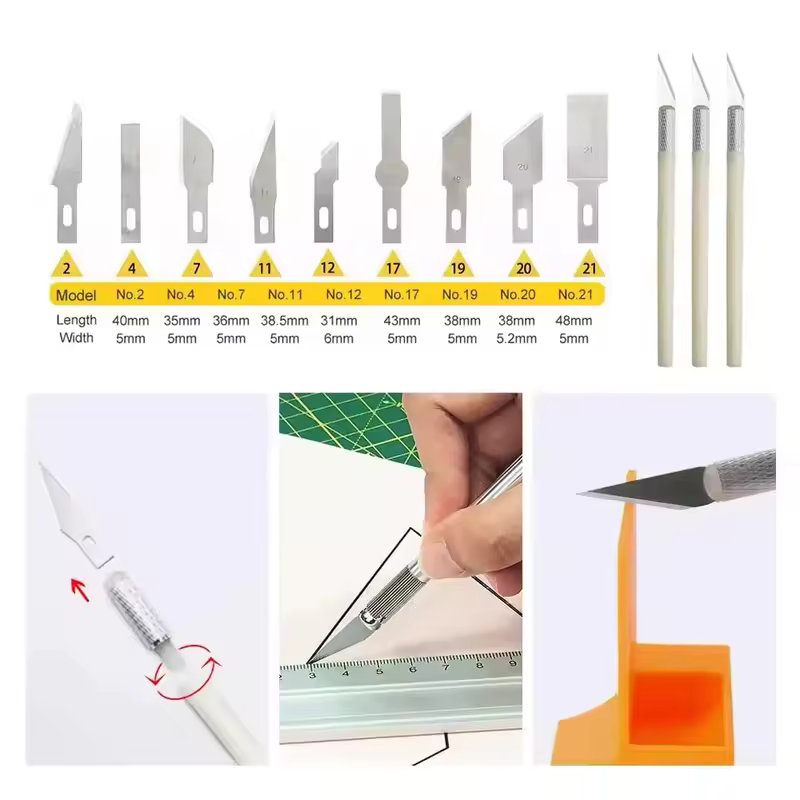 3D Printer Tool Kit for FDM/SLA – Nozzle Cleaner, Scraper, Tweezers, File & Engraving Tools for Maintenance - Image 3