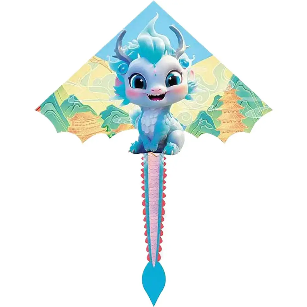 1.4m 공룡 연 대형 익룡 연 도매 와이어 바퀴와 어린이 선물을 비행하기 쉬운 야외 스포츠 DIY 장난감