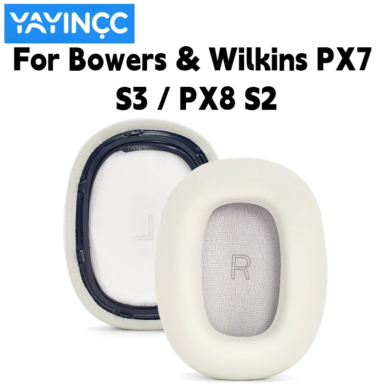Ersatz-Lammfell-Kopfbügelkissen & Ohrpolster mit Kunststoffschnalle für Bowers & Wilkins PX7 S3 PX8 S2 Kopfhörer Reparaturteile – Detail 3
