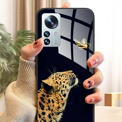 For Xiaomi 12T Case Mi 12T Pro Phone Case Funda Tempered Glass Case Back Cover for Xiaomi 11T Mi 11T Pro Bumper Coque Protective