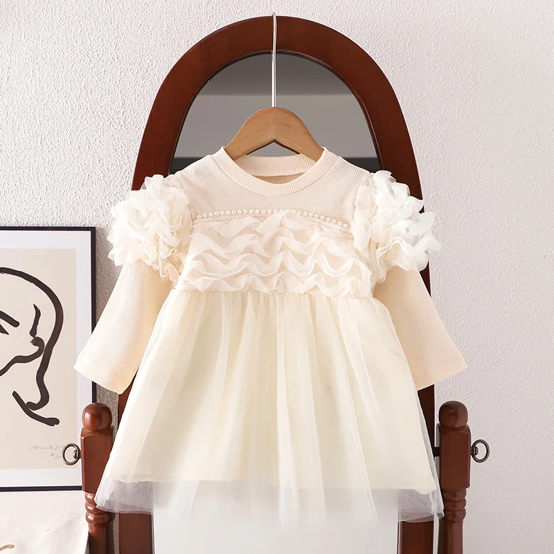 Baby Christening Stuff Dress Baby Dress Girls Party Birthday Wedding Princess White Dresses for Woman