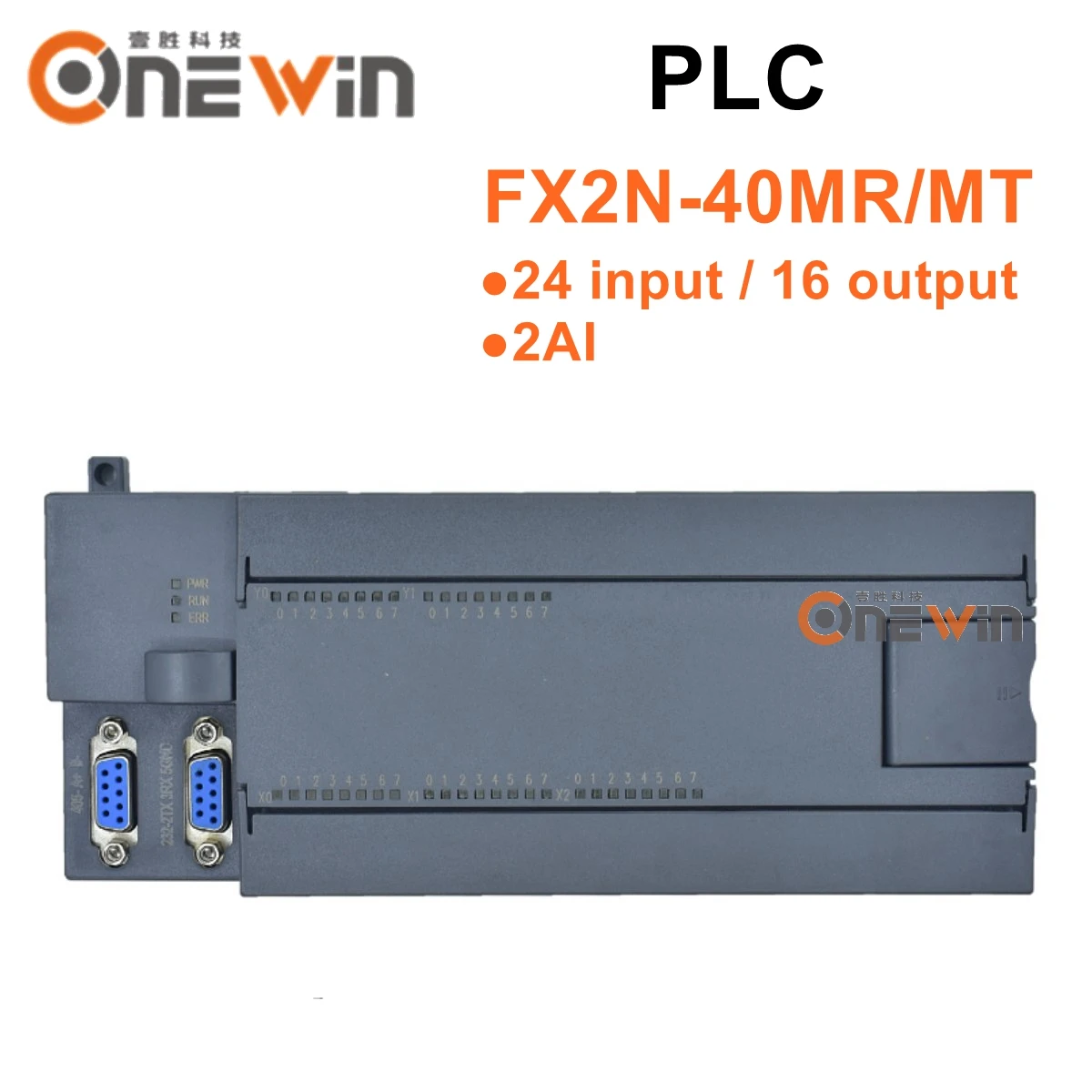 FX2N-26MR FX2N-26MT PLC scheda di controllo industriale 16 input 10 output RS232 RS485 MODBUS RTU supporto modulo di espansione