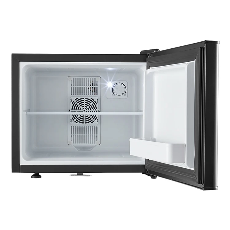 Thermoelectric Wine Cooler Hotel Fridge Mini Bar with Lock 20L Black