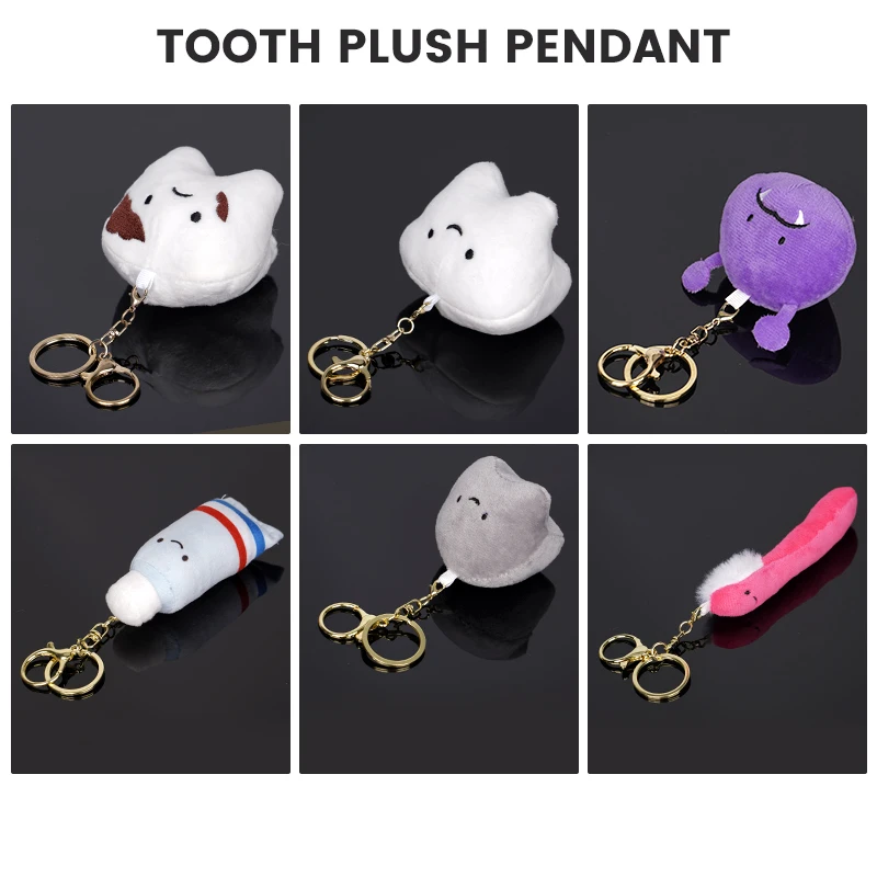 1 قطعة شكل الأسنان قلادة الأسنان لطيف نموذج معلقة معجون الأسنان فرشاة الأسنان التجريبي للأطفال بالفرشاة نماذج التعلم طبيب الأسنان هدية #5