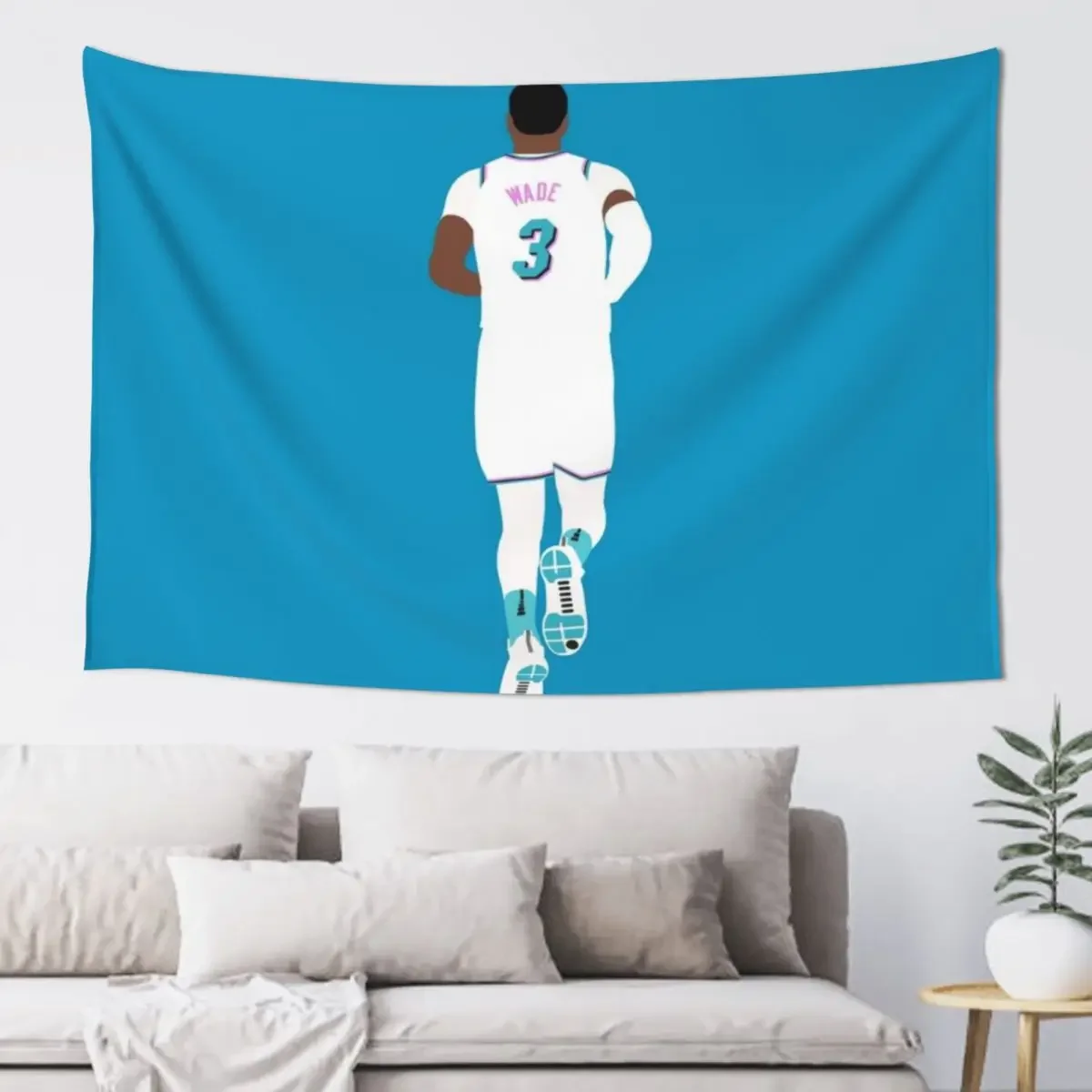 Dwyane Wade Miami Vice Tapestry Room Decor For Girls Things To Decorate The Room Tapestry