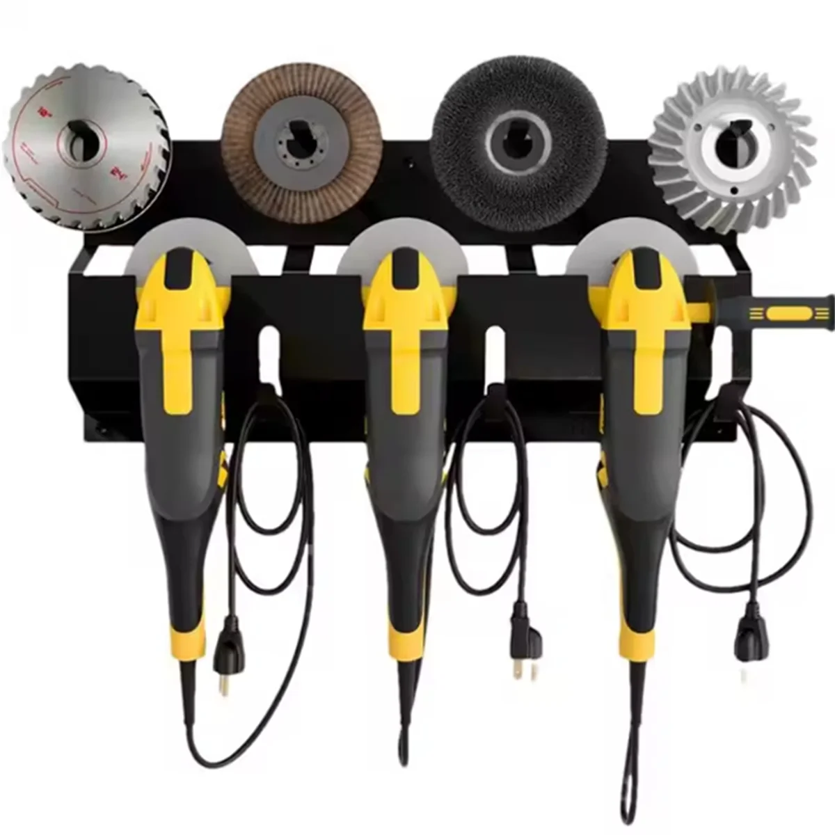 

ABNJ Угловая шлифовальная машина, настенное крепление для хранения, металлическая настенная подвесная полка, фиксированный держатель для полировщиков, стабильное хранилище для домашнего гаража