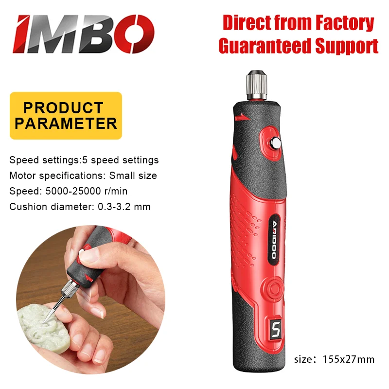 5000-20000r 4.2V Engraver Electric Drill Mini Grinder Engraving Pen Drilling Machine Cordless Rechargeable Micro Rotary Tool Kit