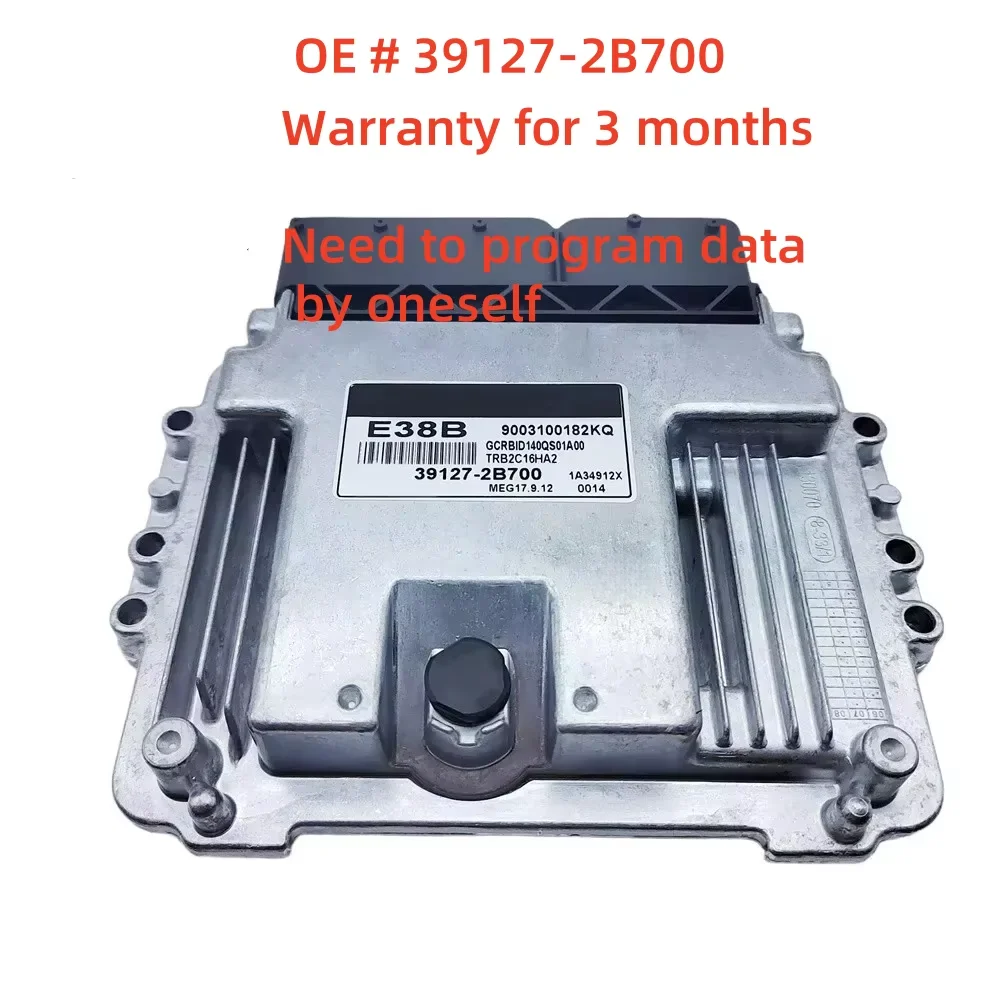 

High quality 39127-2B700 391272B700 MEG17.9.12 Ecu Automotor Computer board Elektronische Controle Unit for Hyundai
