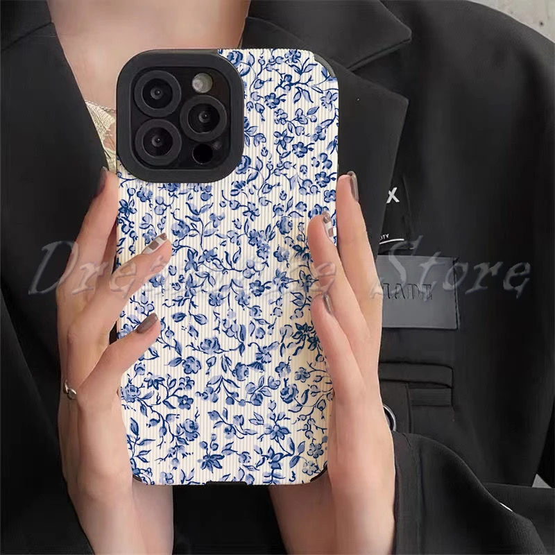 Victorian Flowers Phone Cases for IPhone 11 Case 14 Pro Max 15 Pro Max IPhone Case for IPhone 13